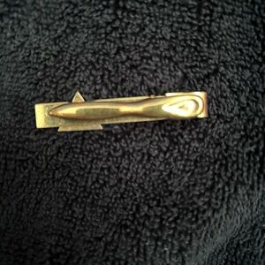 Vintage yellow Gold filled Tie Clip